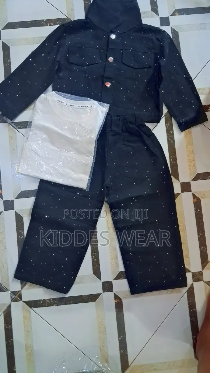 3 Piece Set Soft Jeans