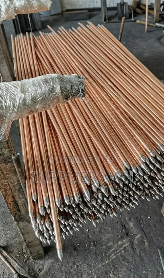 Pure Copper Earth Rod Heavy Duty Earthing Rod for Home and Industry