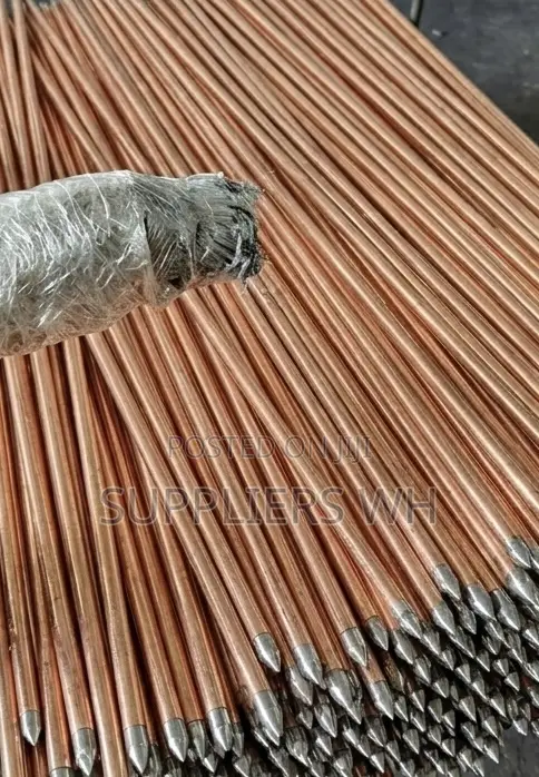 Pure Copper Earth Rod Heavy Duty Earthing Rod for Home and Industry