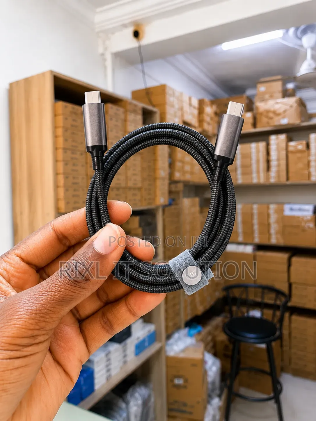 240W USB-C to USB-C Braided Fast Charging Cable 2M High-Speed Data