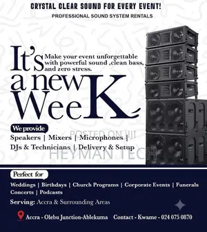Rent Eaw Speakers Professional Touring System