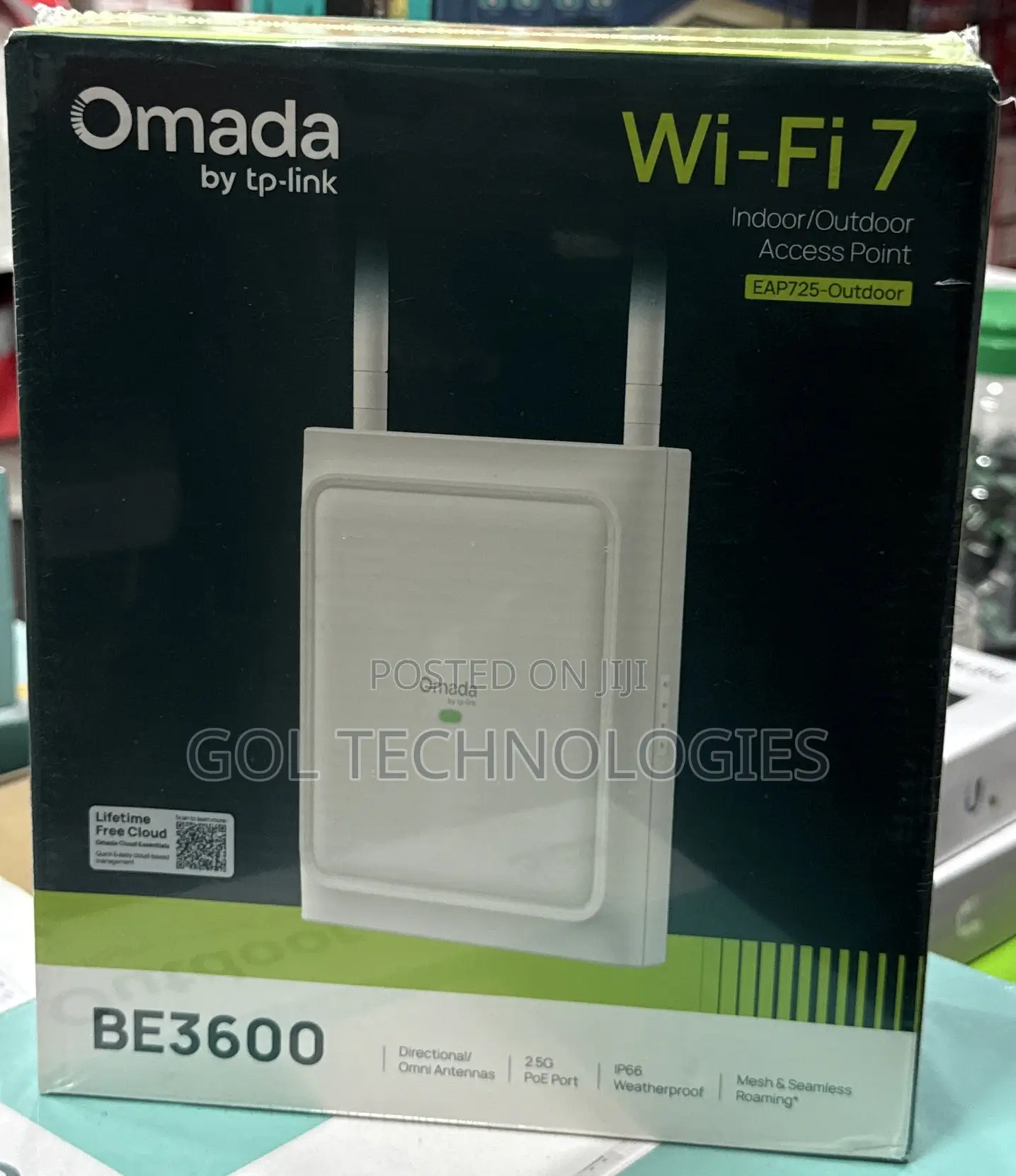 TP-Link Wifi 7 Indoor/Outdoor Access Point Eap725-Outdoor