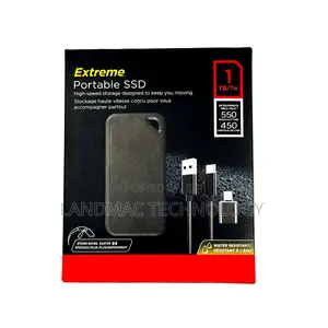 Sandisk 1tb Extreme Portable External SSD - Up to Up to 550 Mb/S