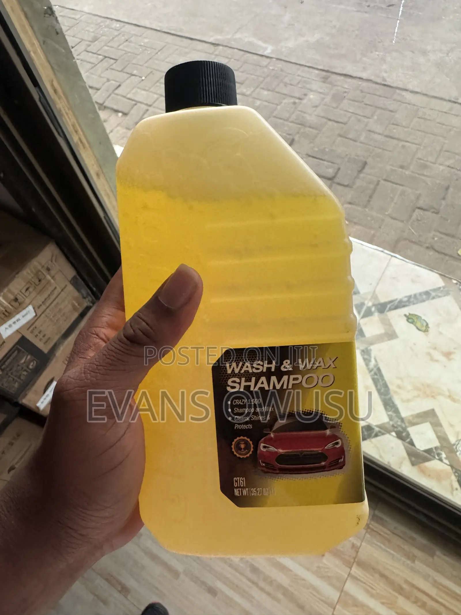 Wash and Wax Shampoo 1litre