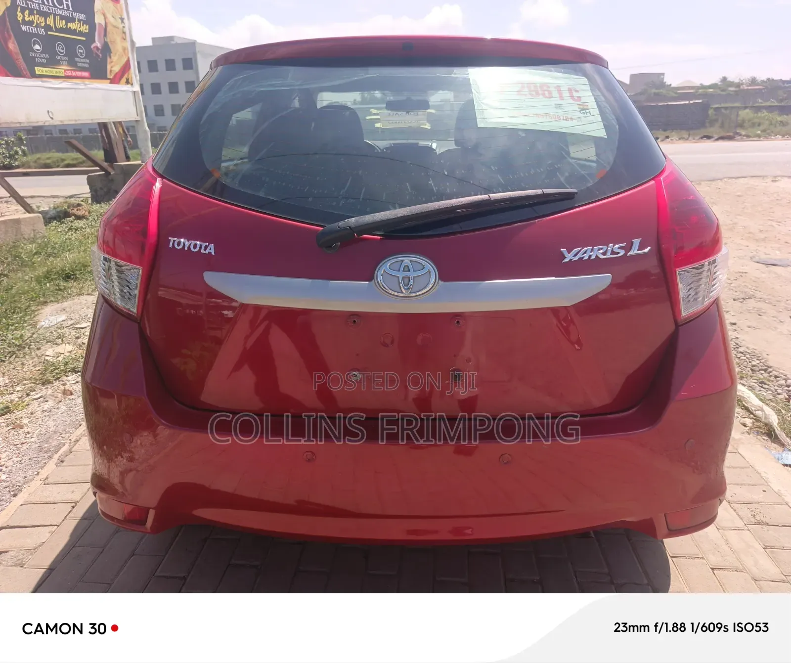 Toyota Yaris 2016 Red