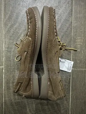 M S Women’s Brown Suede Boat Shoes – UK 41⁄2, New With Tags
