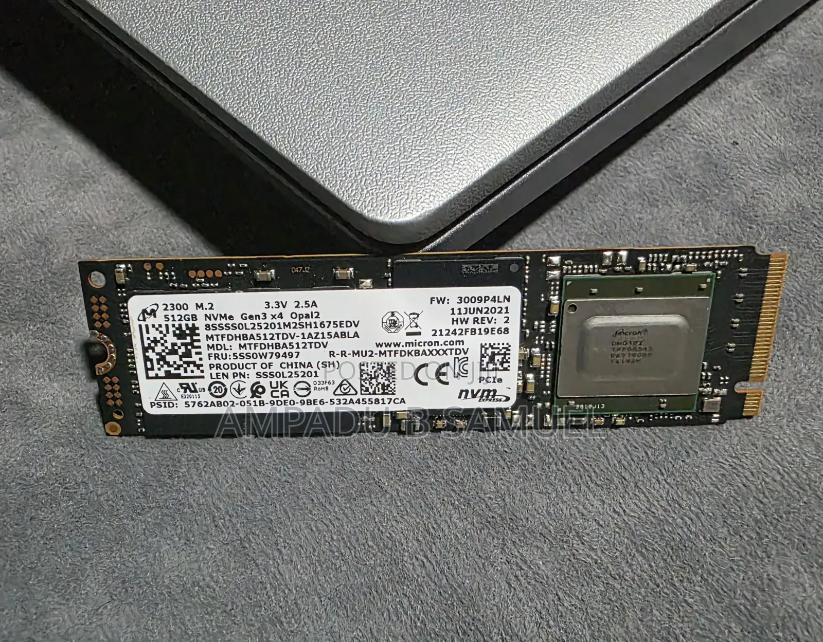 NVME Gen3 ×4 512GB