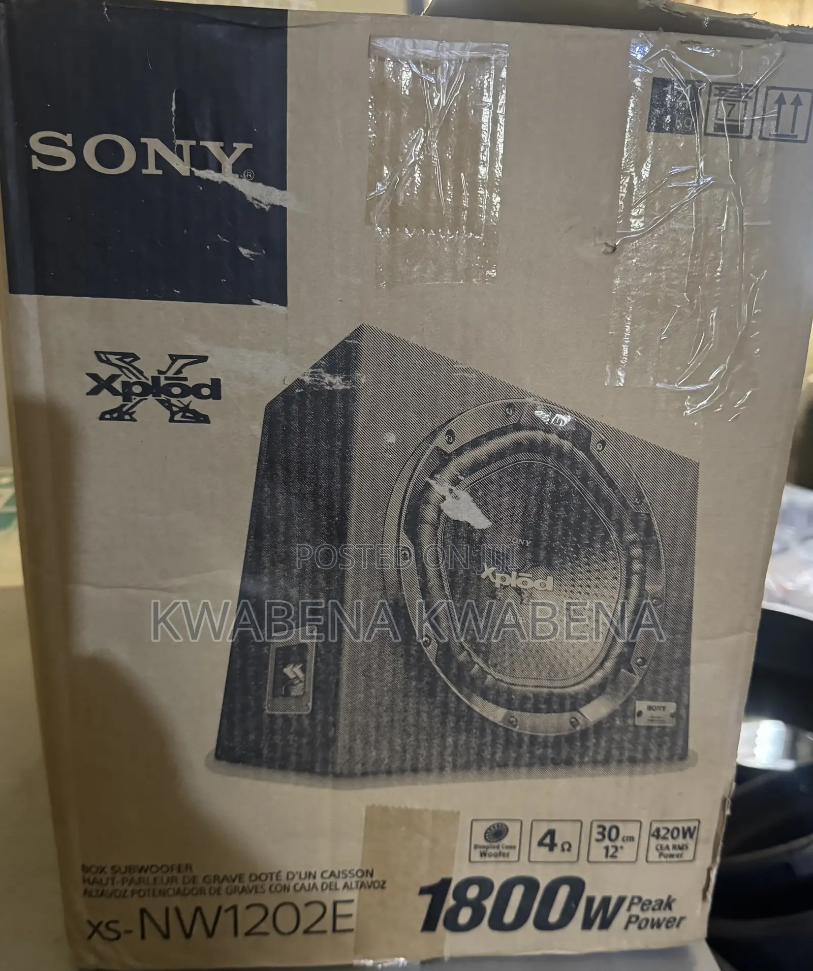Sony Xplod 1800W With Pioneer Booster (1000W)