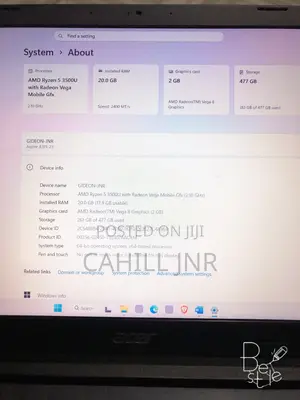 Laptop Acer Aspire 3 8GB AMD Ryzen 5 SSD 512GB