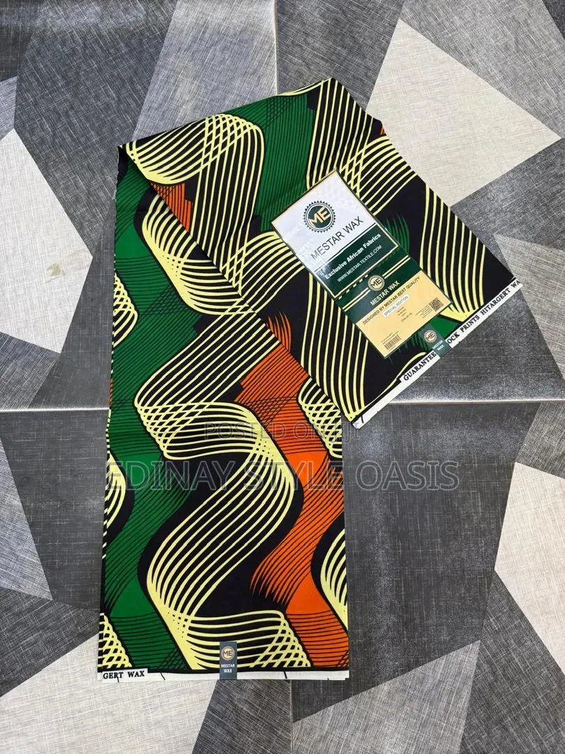 50% Cotton Ankara Fabric for Unisex Outfits