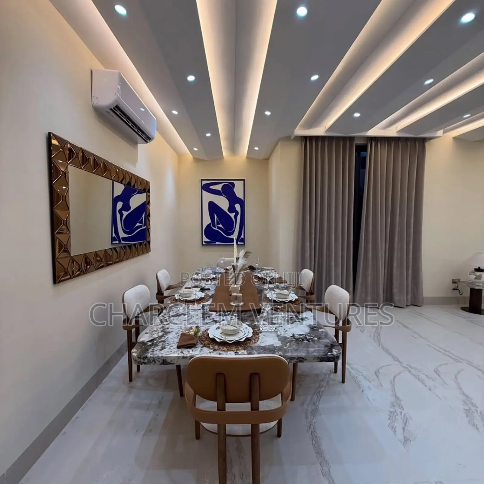 Furnished 4bdrm House in Charclem Ventures, East Legon for sale