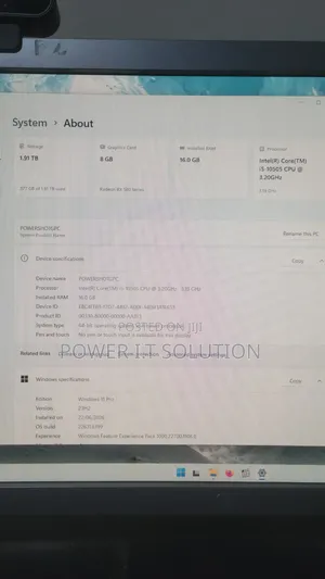 Desktop Computer Asus ROG Strix GL12 16GB Intel Core i5 HDD+SSD 2T