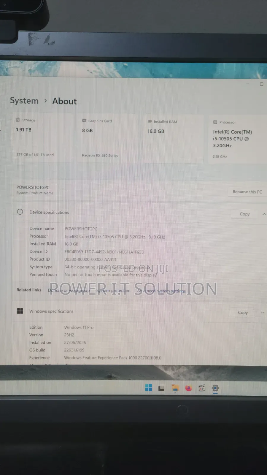 Desktop Computer Asus ROG Strix GL12 16GB Intel Core i5 HDD+SSD 2T