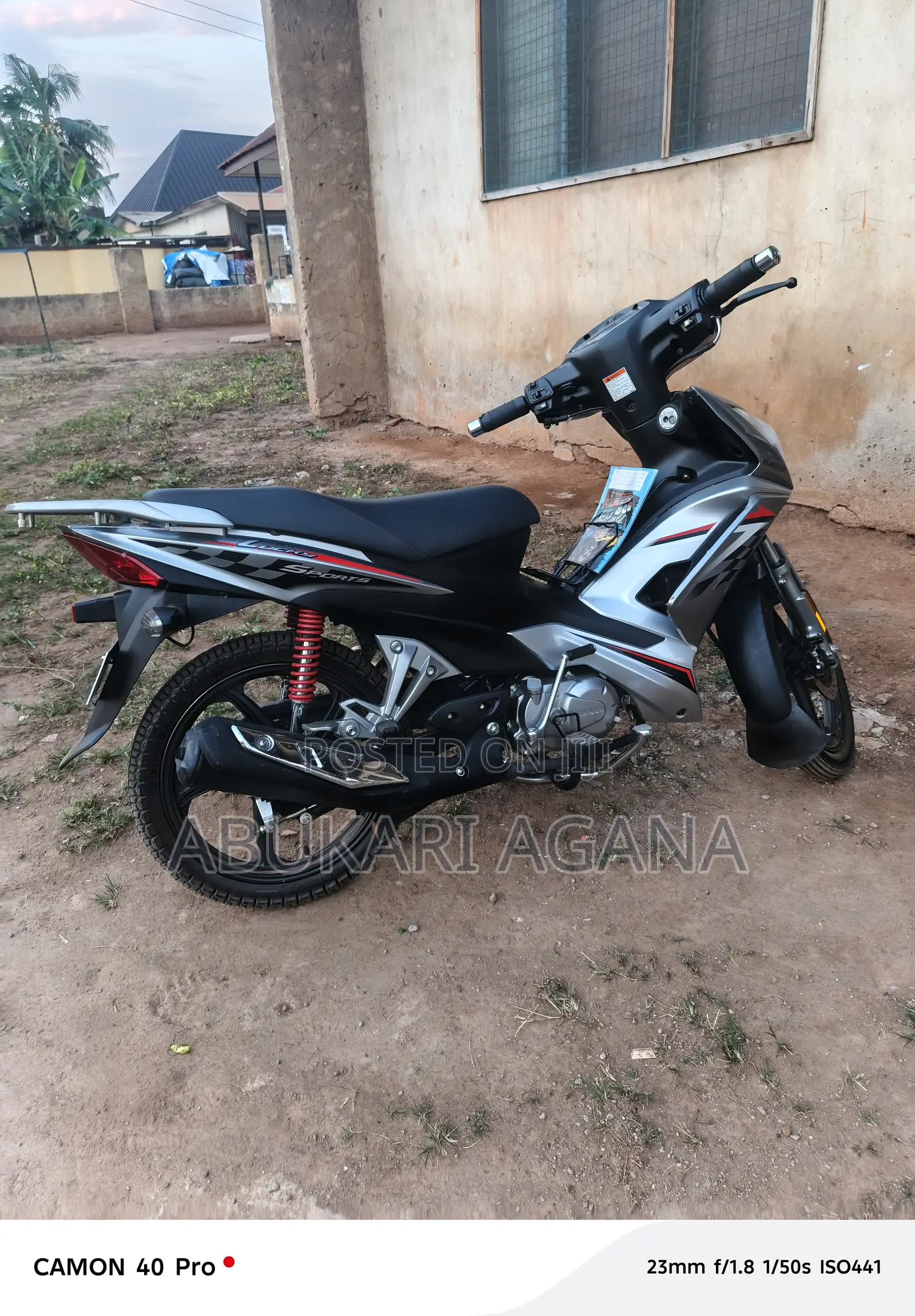 New Haojue HJ110-3 2026 Silver
