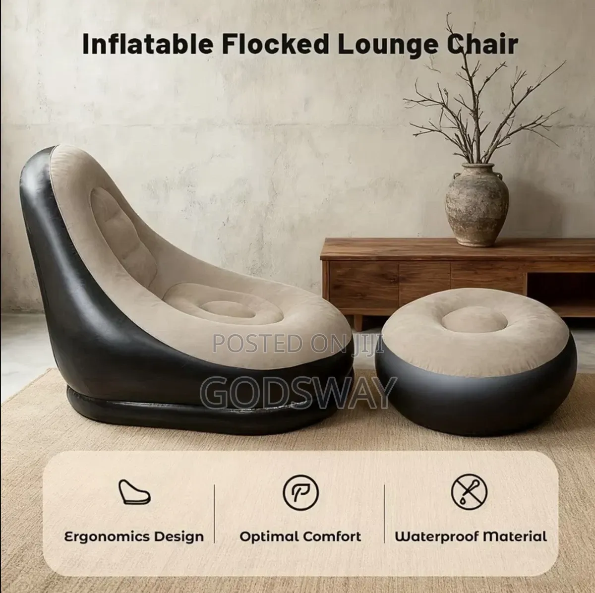 Inflammable Sofa With Free Pump