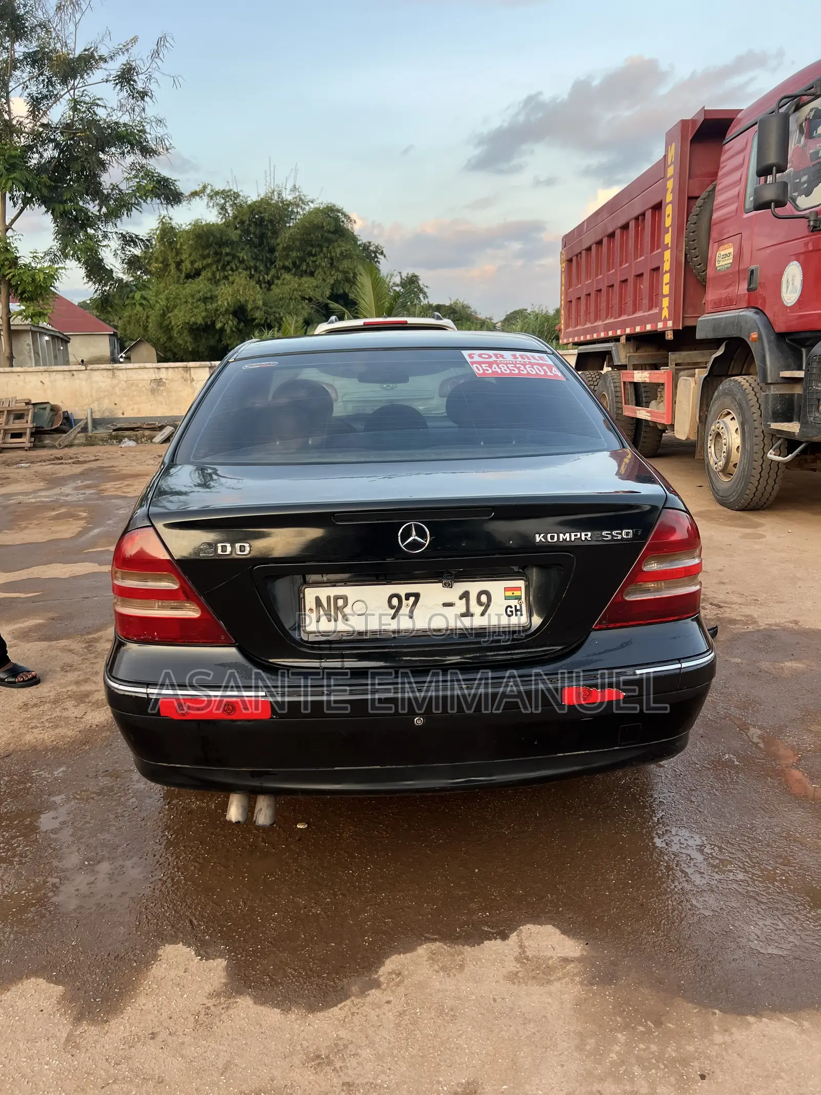 Mercedes-Benz C200 2003 Black