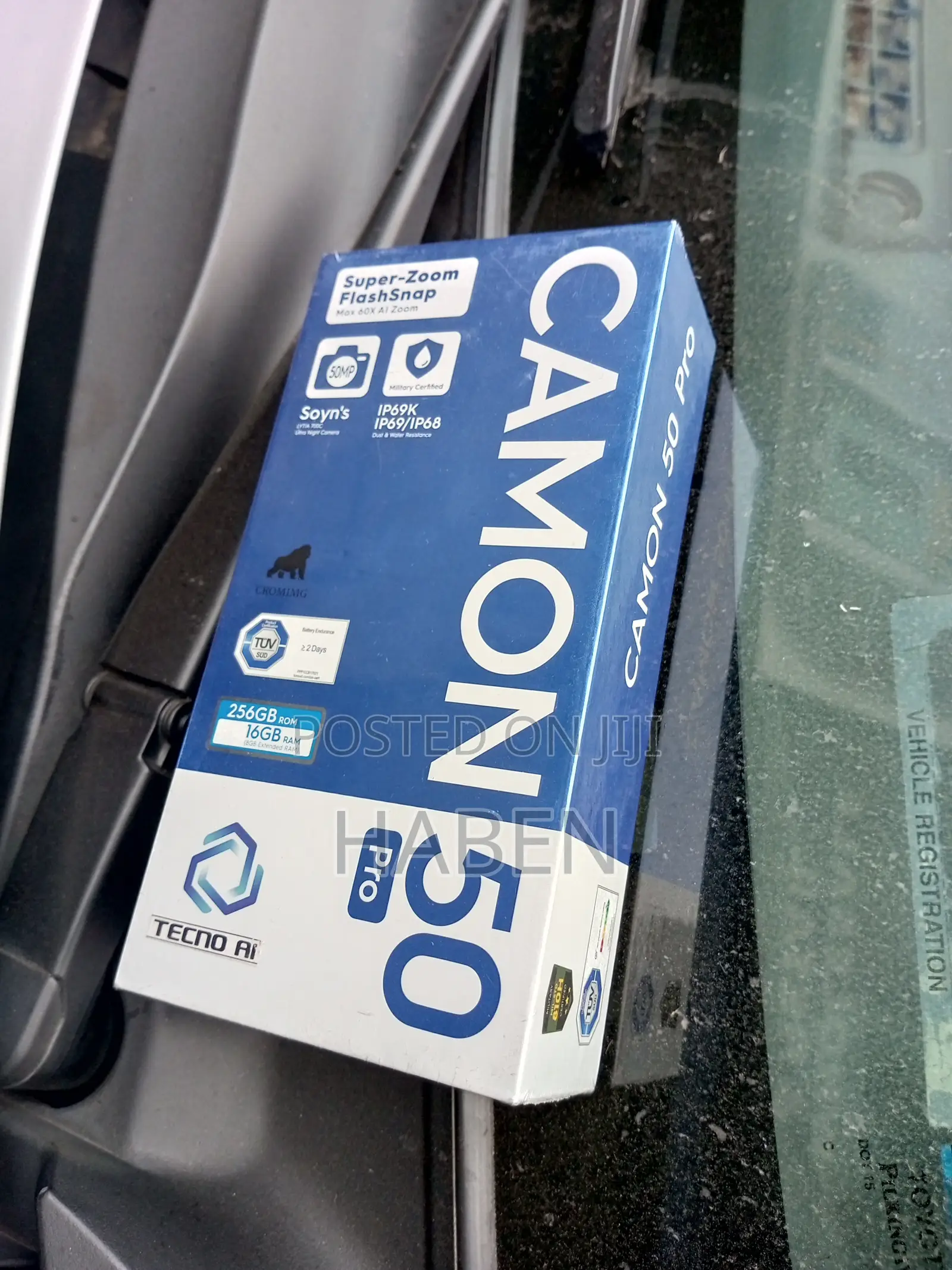 New Tecno Camon 50 Pro 256 GB Black