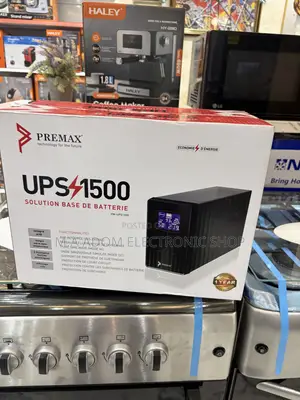 Premax UPS (Uninterruptible Power Supply) 1500 VA - Black | PM-UPS1500