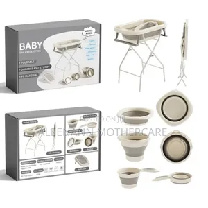 Foldable Bath With Metal Stand