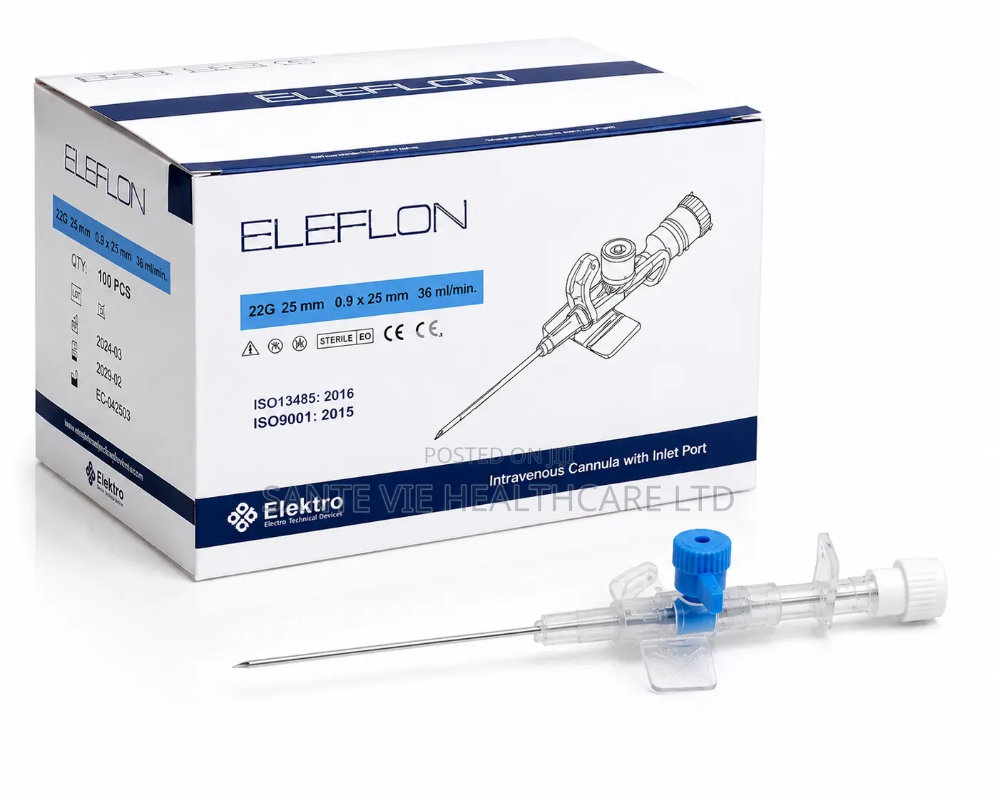 Iv Cannula 22g
