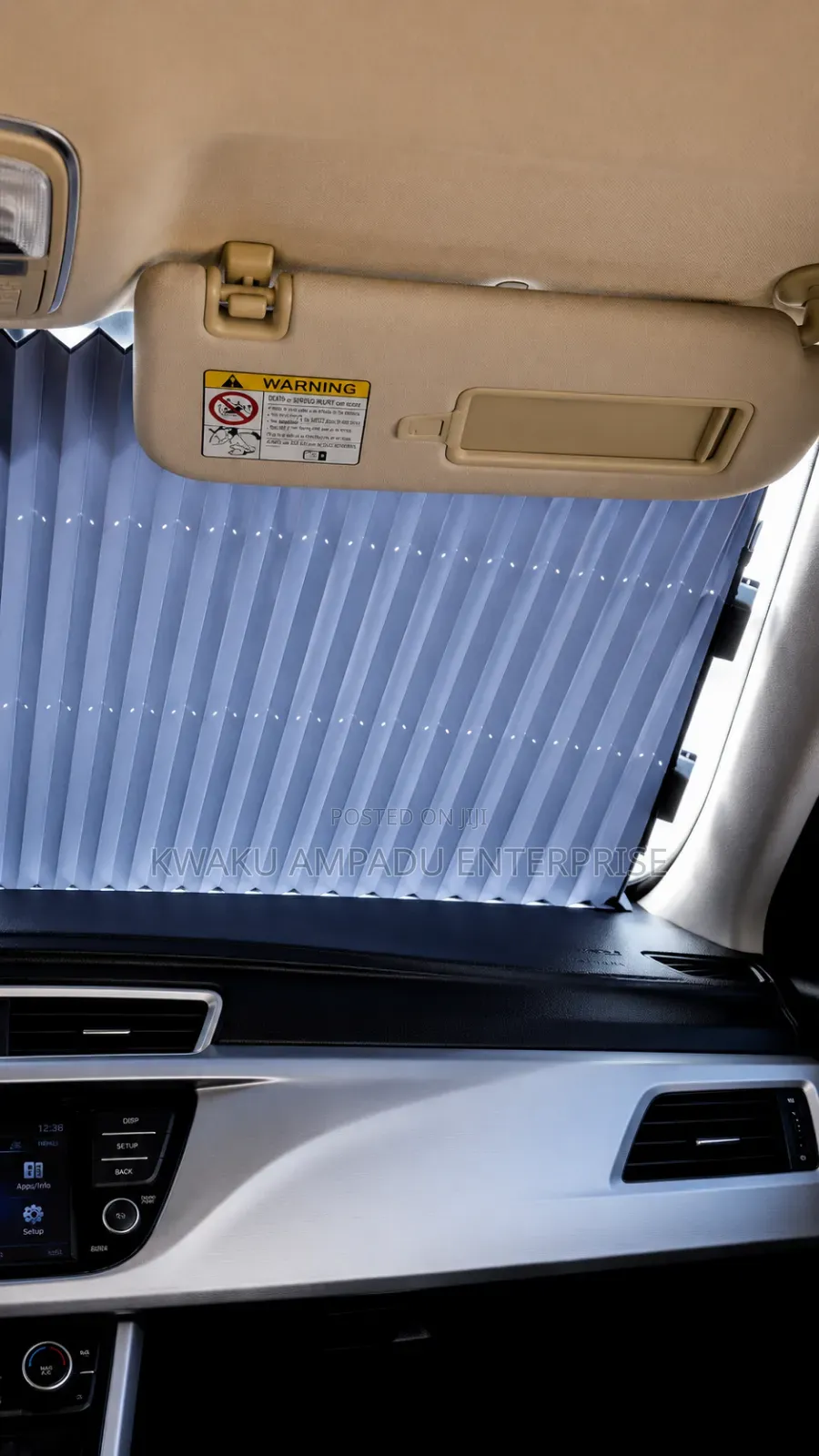 Universal Retractable Car Windshield Sun Shade