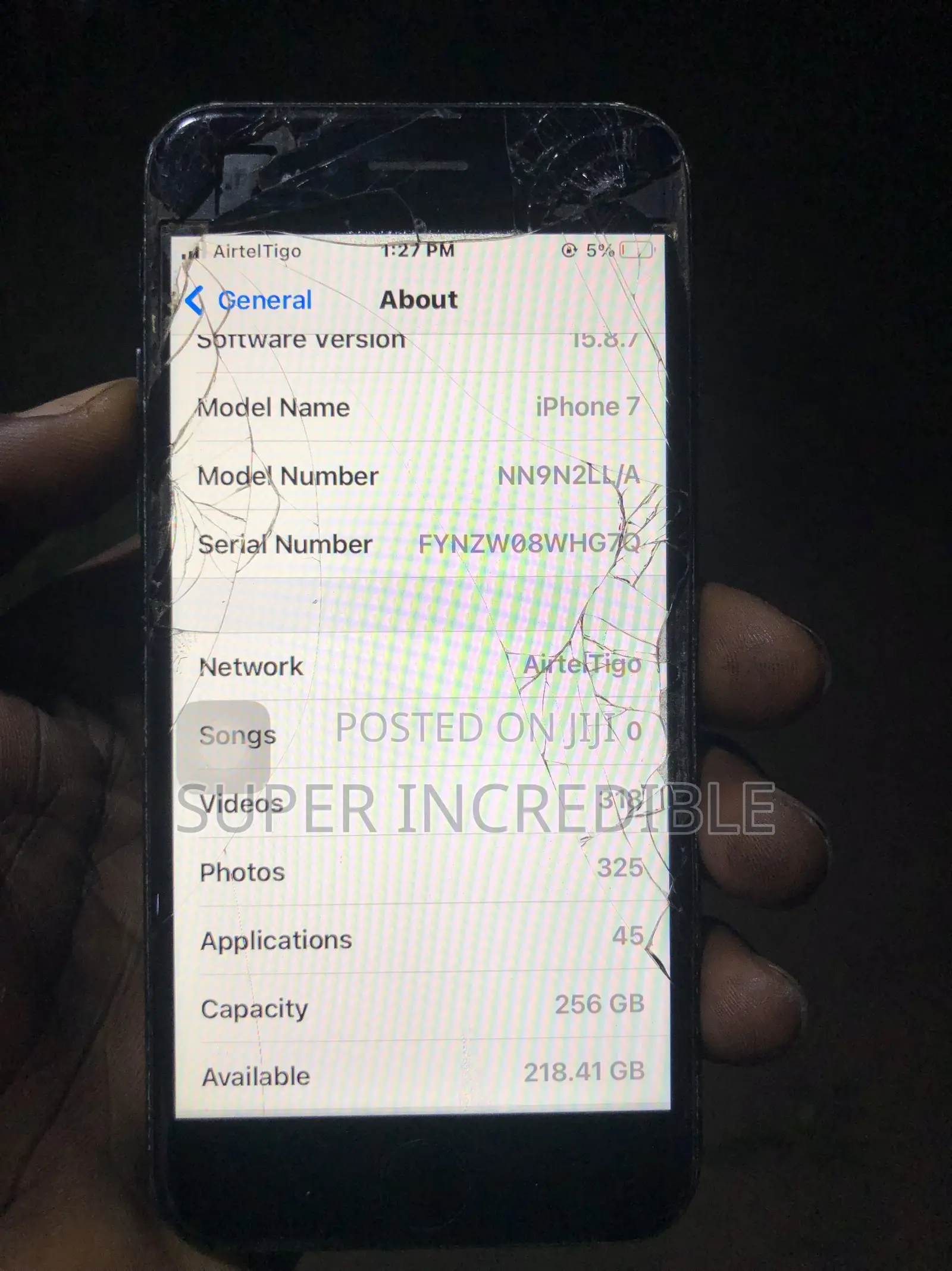 Apple iPhone 7 256 GB Black