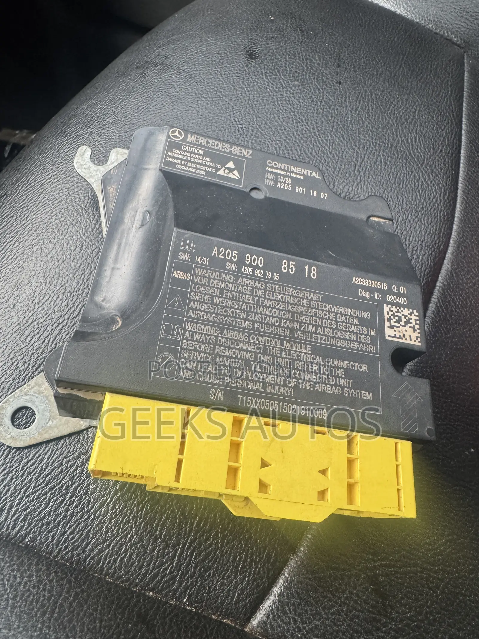 Airbag Crash/ Fault Codes Reset Service