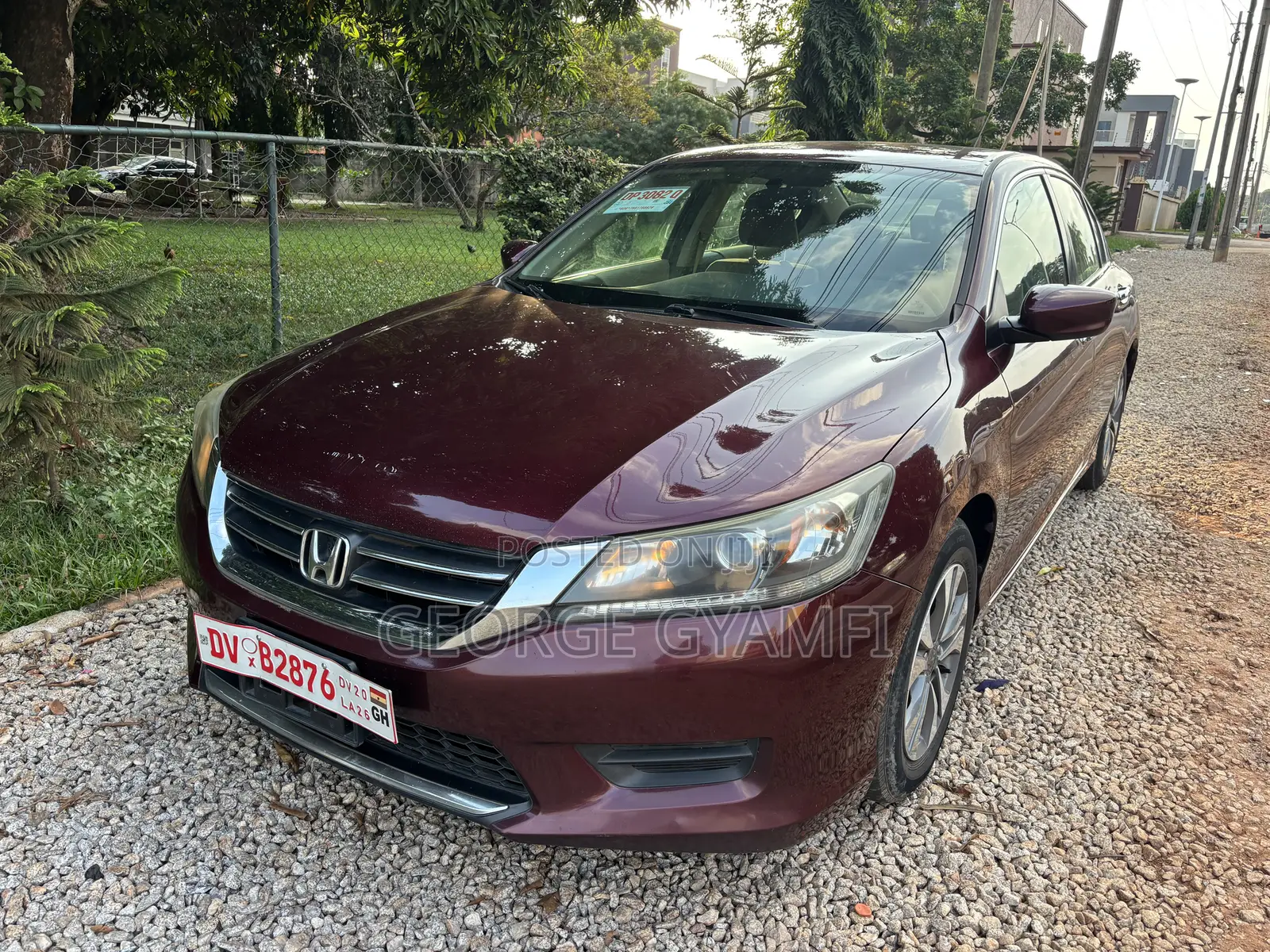 Honda Accord LX 4dr Sedan (2.4L 4cyl CVT) 2015 Burgundy