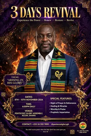 Premium Ghana Funeral/Wedding/Birthday Posters - 24hr Delivery
