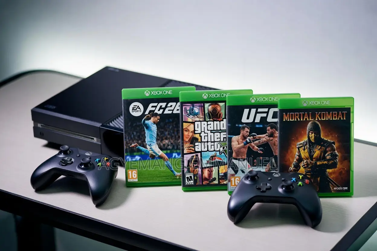 Xbox One With Two Controllers