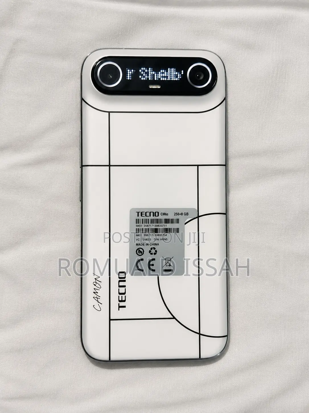 New Tecno Camon Slim 256 GB White