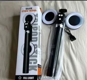Bluetooth Selfie Stick Tripod With Built-in LED Ring Fill Light