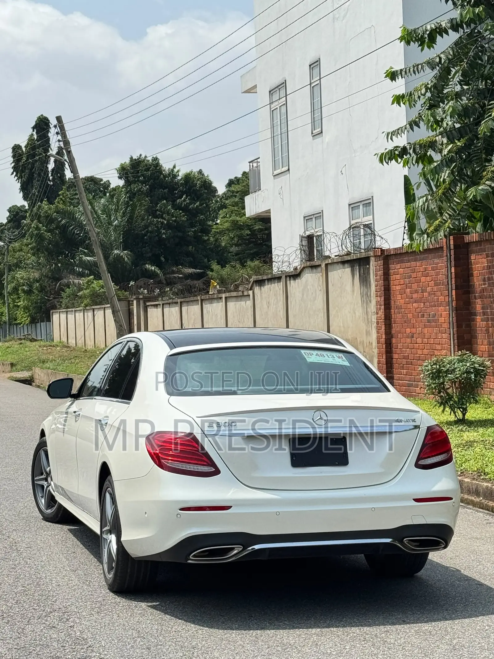 Mercedes-Benz E300 4Matic AWD Sedan (2.0L 4cyl 9A) 2017 White