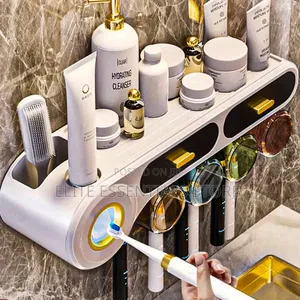 High Quality Toothpaste Toothbrush Dispenser With Drawers and Holders