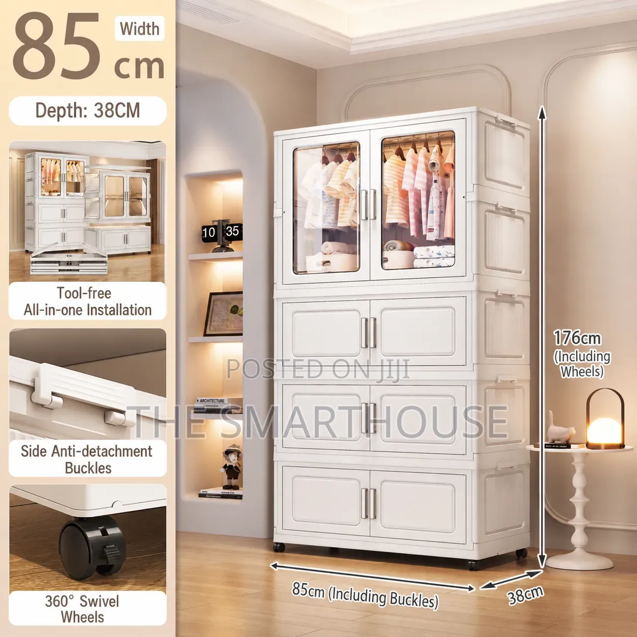 Quality Foldable Wardrobe and Storage – Strong and Stylish