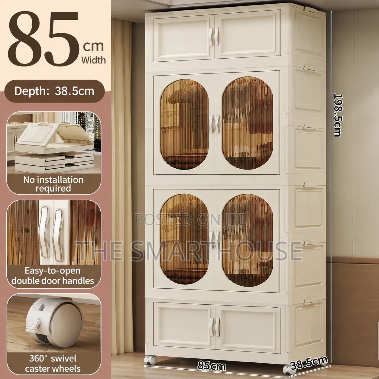Foldable Wardrobe and Storage – Strong and Stylish