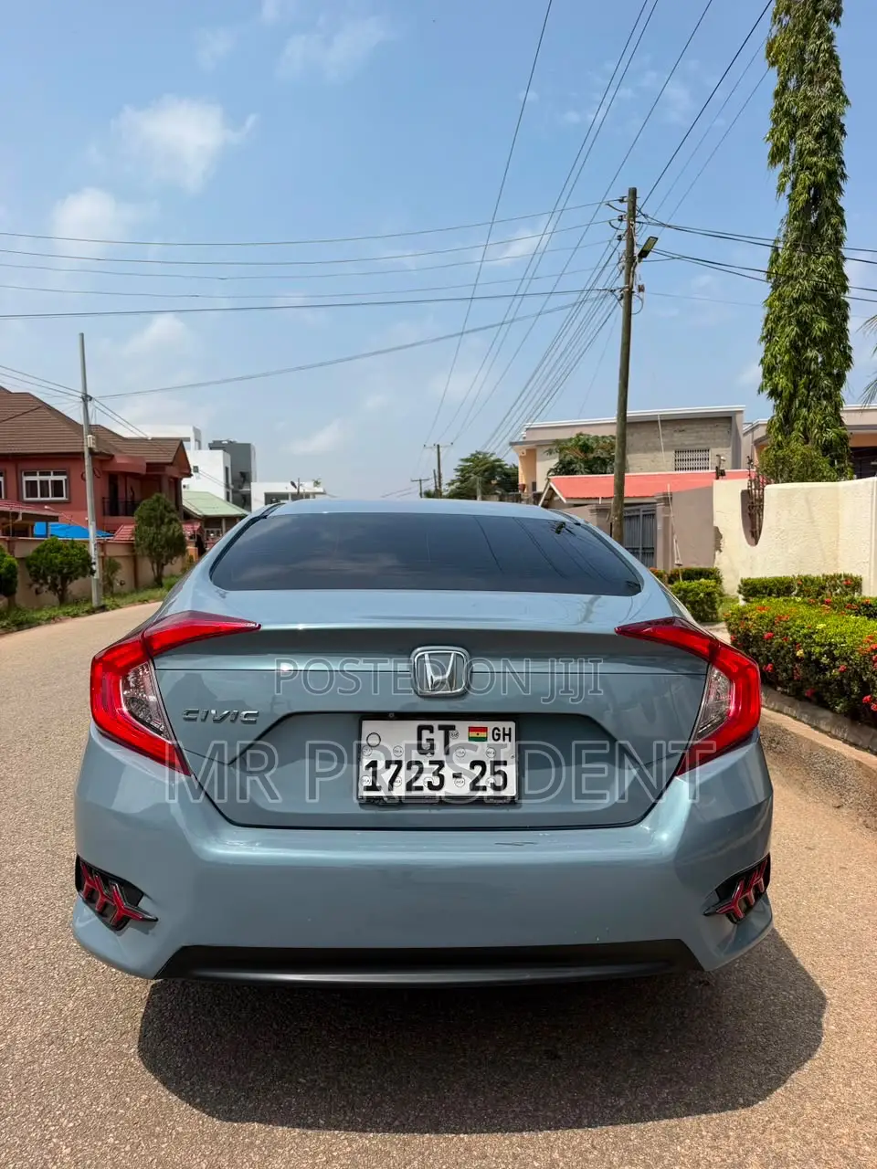 Honda Civic EX 4dr Sedan (2.0L 4cyl) 2017 Blue