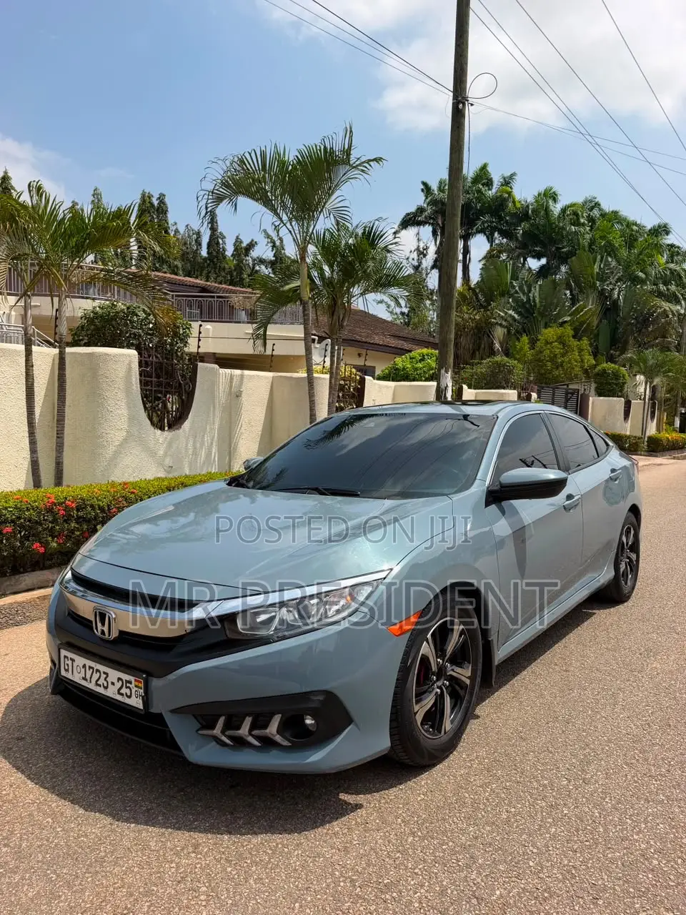 Honda Civic EX 4dr Sedan (2.0L 4cyl) 2017 Blue