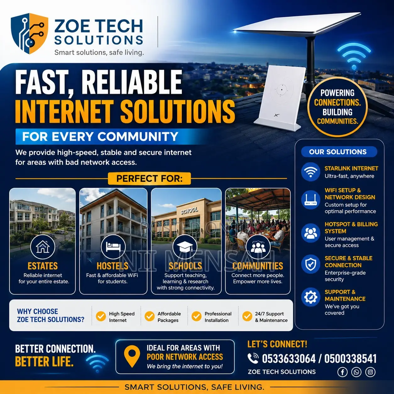 Build Your Starlink Hotspot Business With Zoe Tech Solutions