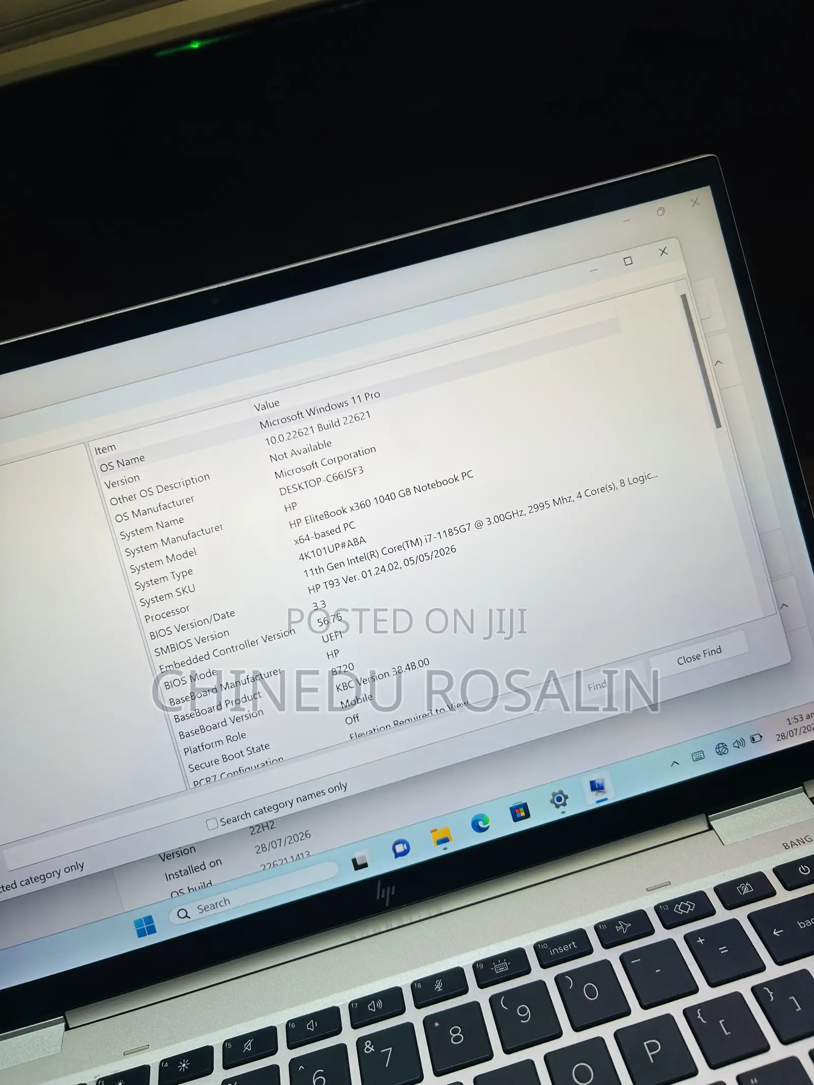 Laptop HP EliteBook 1040 G8 16GB Intel Core i7 SSD 512GB