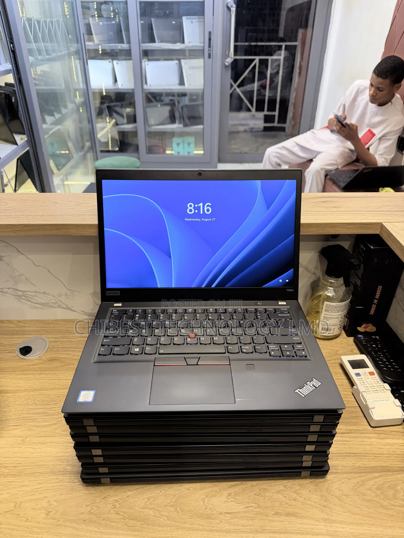 Laptop Lenovo ThinkPad T490s 8GB Intel Core i7 SSD 256GB