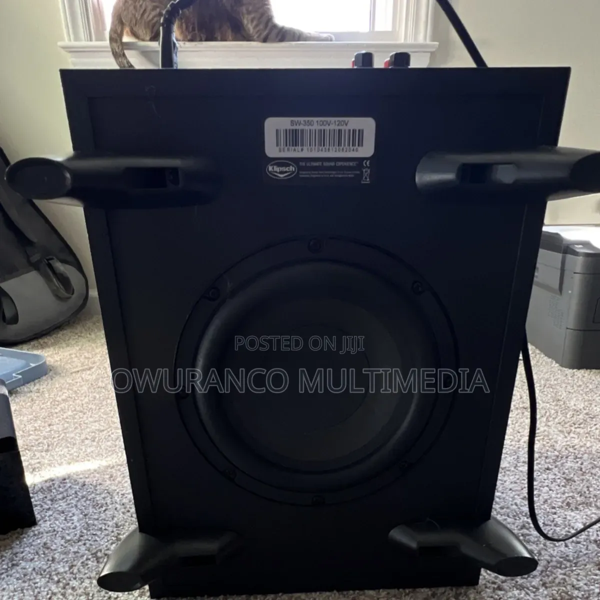 Klipsch Subwoofer Sw-350 Home Theatre Down Firing Subwoofer