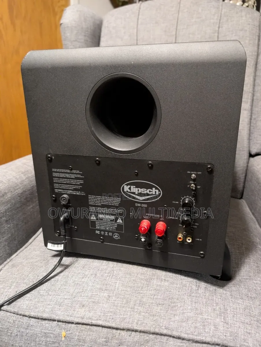 Klipsch Subwoofer Sw-350 Home Theatre Down Firing Subwoofer