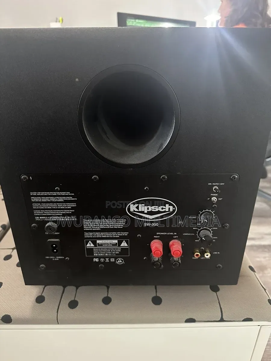 Klipsch Subwoofer Sw-350 Home Theatre Down Firing Subwoofer