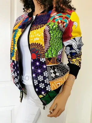 Ladies African Print Jacket
