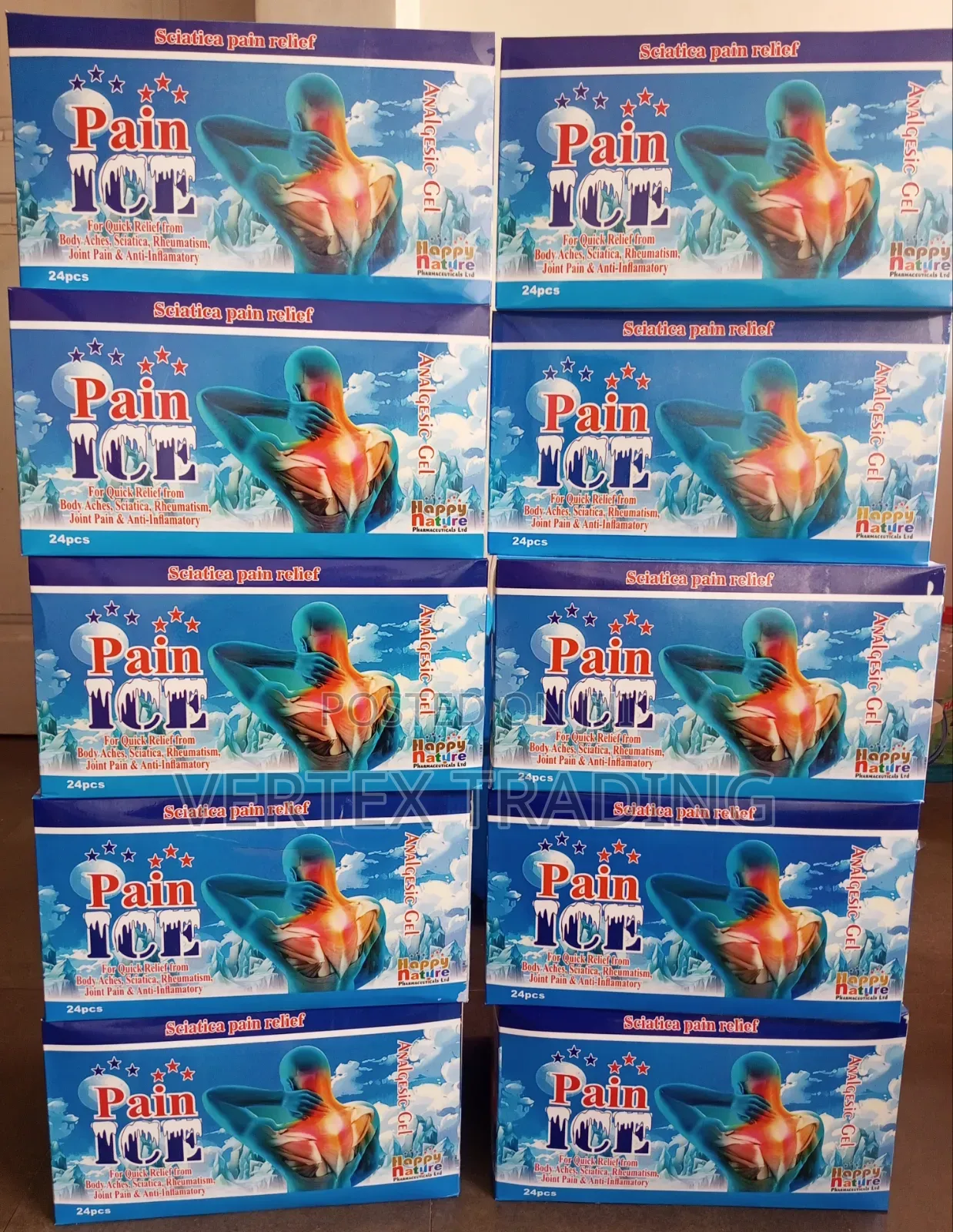 Pain Ice Analgesic Gel - Fast Relief From Joint Pain and Body Aches