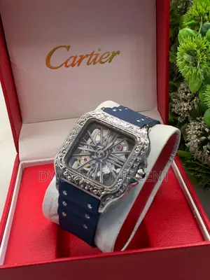 Cartier Santos Skeleton Wristwatch