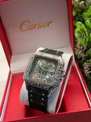 Cartier Santos Skeleton Wristwatch