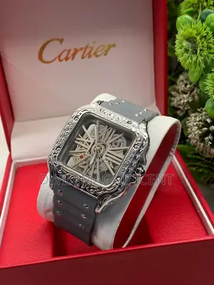 Cartier Santos Skeleton Wristwatch
