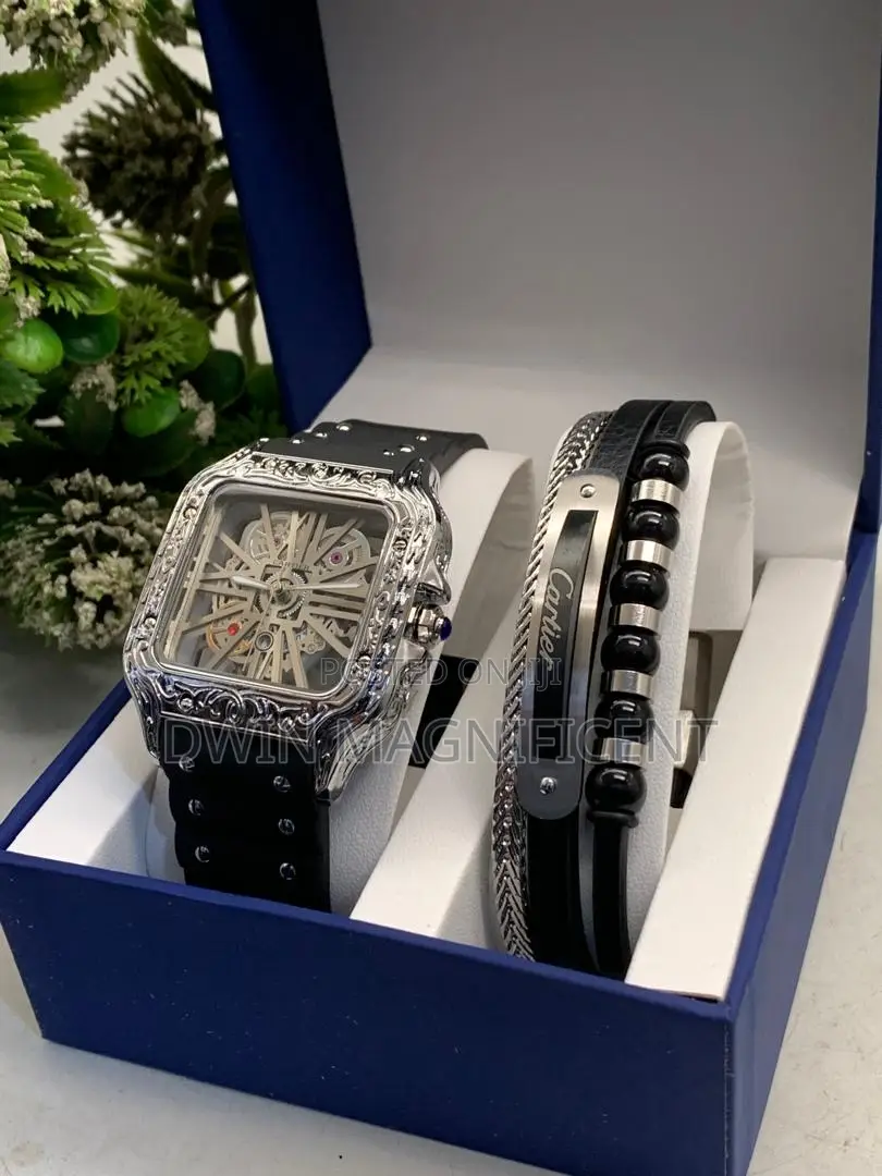 Cartier Santos Skeleton Wristwatch